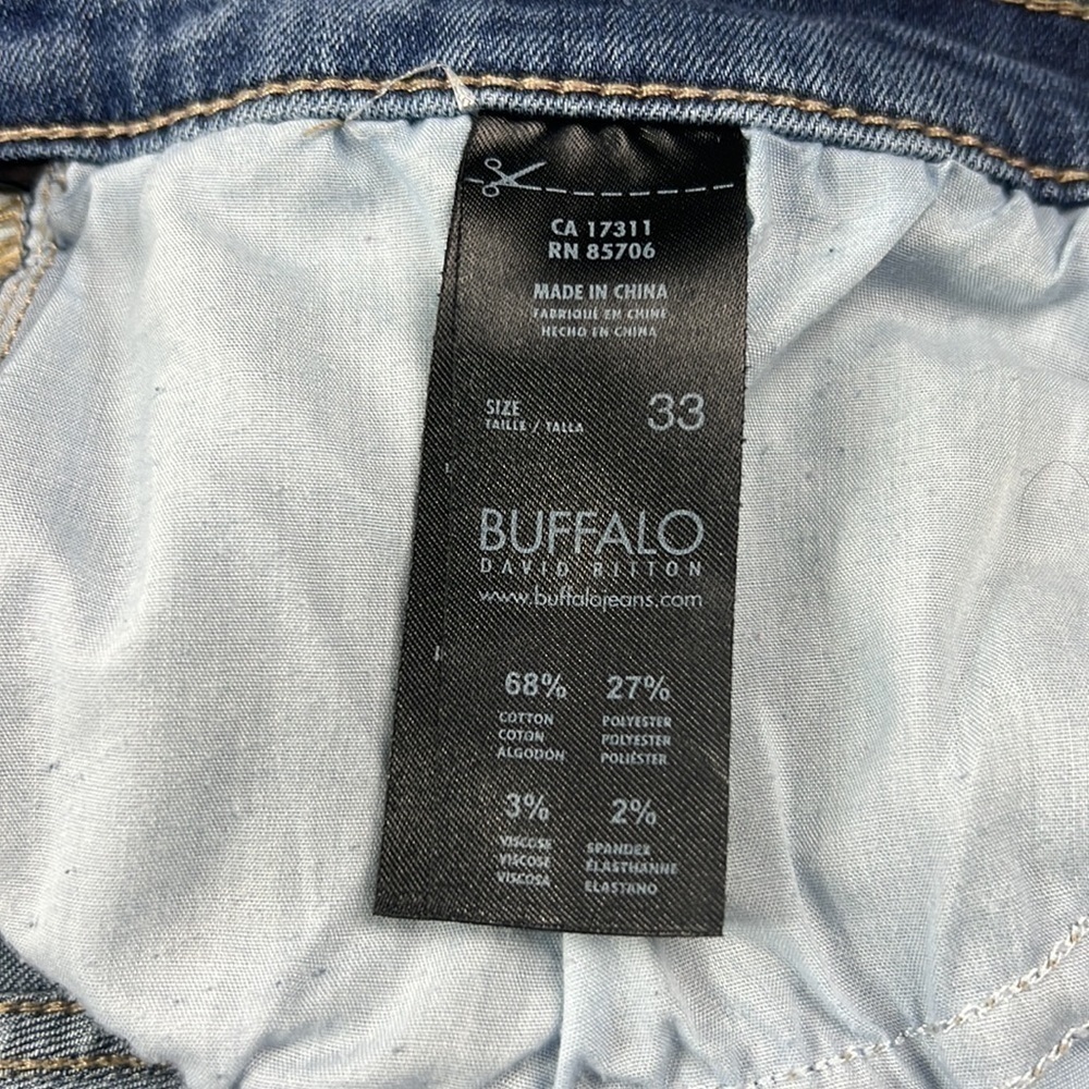 Buffalo David Bitton Blue Jeans Skinny Fit for Women Size 33w - Picture 12 of 13